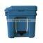 Moving cold resistant travel plastic rotomolded large reusable ice cooler box