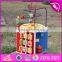 Multi-function 5 in 1 wooden toy activity cube for toddlers W11B136-S