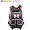 2015 Top Quality Detachable PU Leather School Trolley Backpack for Girls