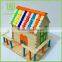 Safe For DIY Custom Color Birch Wood Craft Sticks For Kids