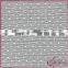 White dot design stretch tricot lace, soft french lace fabric