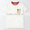 Wholesale breathable Sun wear Hand-make embroider Custom t-shirt for children wear