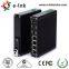 Self-Configured Hardened 1-port 10/100/1000BASE-T + 2-port 1000BASE-FX SFP Ethernet Switch with PoE+