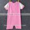 Newborn girl 100% pure cotton romper short sleeve baby jumpsuit