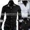 Wholesale Men Fashion Casual Long Sleeve Slim Fit Shirts Stylish Dress