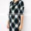 2014 Wholesale Oversized Dress in Geometric Wool