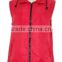 China manufactory high quality custom made sublimation plain nylon hooded vest