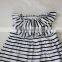 girls halloween dresses black stripe sleeveless ruffle dress birthdays toddler girl dress