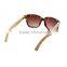 China Wholesale Tawny Natural Leopard Print PC & Bamboo Promotion Sunglasses Factory