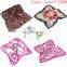 square colorful Silk Scarf in large printing