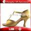 Professional New Style Satin Lady Ballroom Latin Dance Shoes with Bling Crystal