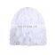 2017 hot sale knitted children's baby hat elastic baby hat chiffon flower hollow hat