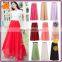 New Design Beautiful Candy Colored Chiffon Long Fashion Lady Skirt