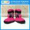 Crochet Newborn Baby Girl Ankle Boots Cowgirl Winter Knitted Boots Hot and Black