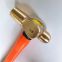 brass ball pein hammer with fiber handle non sparking hammer