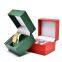 Fashion Design OEM Rigid Custom Color PU Leather Watch Gift Packaging Box With Factory Price