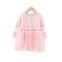 2020 girls stitching dress flamingo gauze skirt