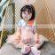 [Non-refundable] Infant and children's clothing baby summer sweet baby doll collar and net yarn romper dress newborn jumpsuit