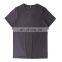 Fashion New Men's Heavy 260g Cotton White Solid Color Custom Short Sleeve Men's T-shirt