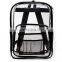 Heavy duty waterproof transparent clear pvc school backpack