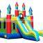 inflatable purple hippo ping bouncer house bouncy castle with water slide