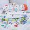 2020 newest pattern 4 layers reactive printing cartoon safe nontoxic bamboo fiber muslin soft baby summer swaddle wrap blanket