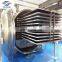 Customized aluminum ribbed tray for freeze dried food processing freeze drying machine with Non-stick coating