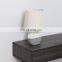 Good choose cheap custom logo hotel home decor bedside porcelain lamps with relief decorative
