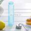 Small Capacity 280ML Easy Grasp Slim Plastic water Bottle with soft handle Frosted Bpa Free Bottles
