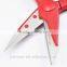 red hand tool engraved scissors
