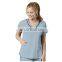 Stretchy Soft Short Sleeve Customized hospital uniforms medical scrub women's nurse uniform