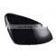 1 pcs Right Side ABS Black Wing Door Mirror Cover Cap For Golf MK6 Touran