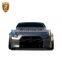 Upgrade LB style fiber glass front bumper front lip spoiler fender flares rear diffuser for Nisan GTR R35 body kits