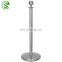 Stainless steel silver queue barrier hole indoor