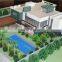 Acrylic  resin building model with model tree and furniture, 3d scale house models