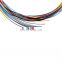 12 Color Fiber LC Multi mode OM3 0.9mm Fiber Optic Pigtail 12 Cores Fiber Patchcord paquete de 12 pigtail