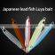 New design 40g /60g 1pcs  squid jigs lead metal saltwater jigging fishing lures Artificial Bait