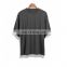 Wholesale Casual Oversized Drop Shoulder Black Blank Tees Mens 100% Cotton T shirt Hemp