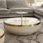 Custom creative modern living room furniture Matte leather coffee table