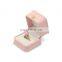 factory direct supply high-end Custom Logo Luxury Pu leather jewelry box ring box