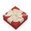 Nwe Desgin Factory Wholesale Custom Jewelry Box Paper  Red bowknot Jewelry Box