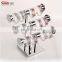 retail store Jewelry acrylic tube metal base 3 Tier Bangles Stand