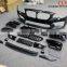 CLY Body kits For 2010-2017 BMW 5 Series F10 F18 Facelift 2021 M5 Front car bumper With Siamese large Grille Podium LED Fenders