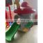 indoor plastic mini baby slide foldable slide with basketball hoop plastic slide