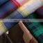multi-colour matching lattice dark red hot market in Europe Elegant men's and women's shirt fabric with best quality