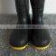 warm removable fur lining safty winter rain boots for mining