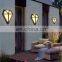 Jewel shape outdoor wall lighting modern led IP65 waterproof led light wall customize outdoor wall light led