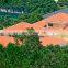 J1 japanese roof tiles for sale/clay curved roof tile/round house roof