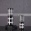 Minimalist Interior Home Decorations Art Cylindrical Black Hand Drawing Ceramic Geometric vase Vase