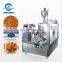 Rotary Stand Up Retort Food Pouch Filling Viscous Cooking Curry Hot Masala Simmer Sauce Liquid Doypack Packing Machine